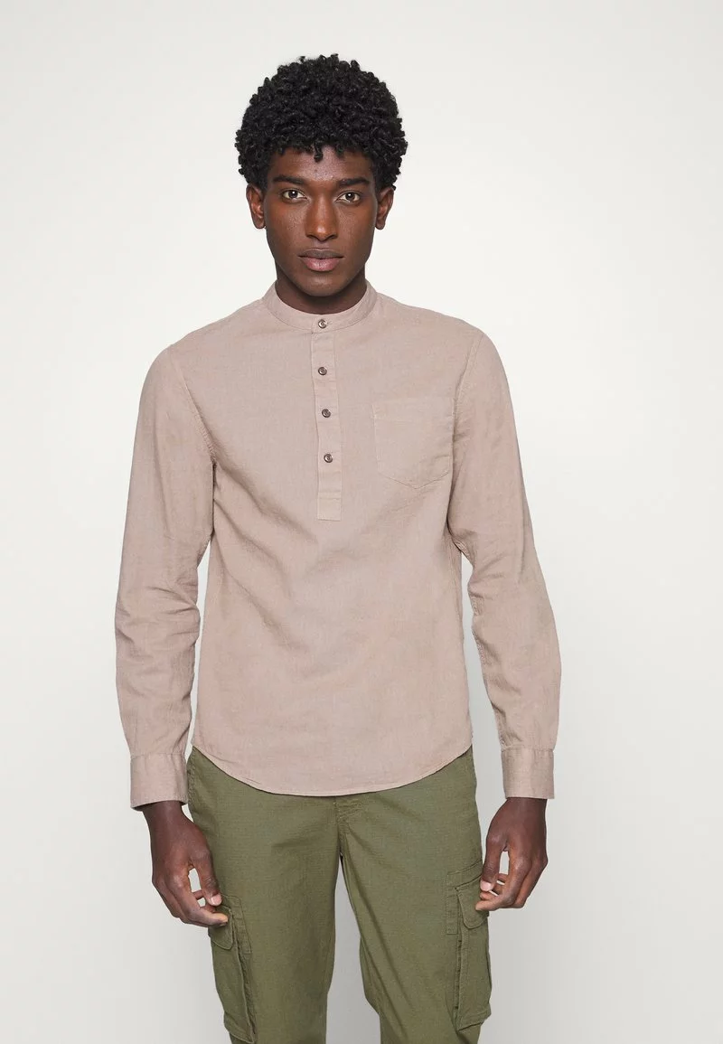 Pier One Uomo Camicia - Taupe 6 Pier One Uomo Camicia - Taupe - immagine 4
