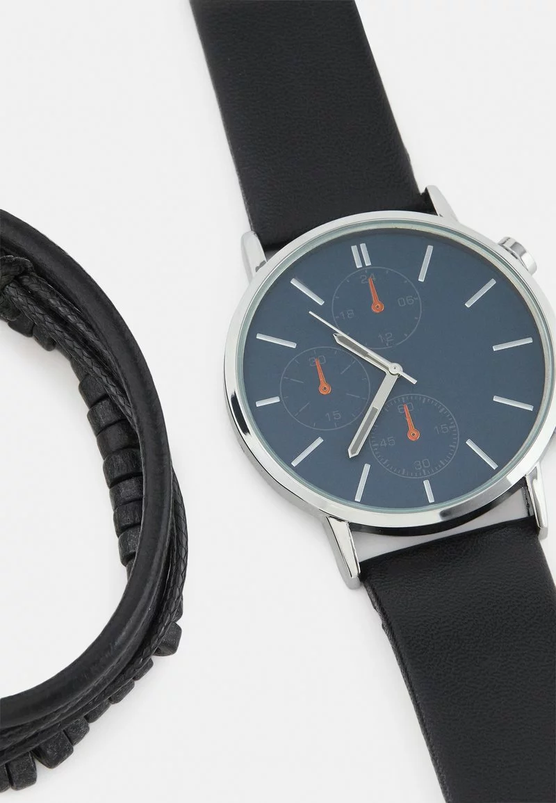 Pier One SET UNISEX - Orologio - Black 7 Pier One SET UNISEX - Orologio - Black - immagine 5