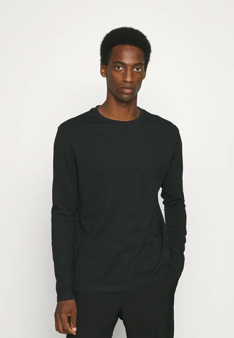 Pier One Uomo 3 PACK - Maglietta A Manica Lunga - Black/dark Grey/olive 6 Pier One Uomo 3 PACK - Maglietta A Manica Lunga - Black/dark Grey/olive - immagine 4