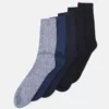 Pier One Uomo 5 PACK - Calze - Blue