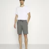Pier One Uomo LOUNGE STRIPED SHORTS - Pantaloni Del Pigiama - Mottled Dark Grey/mottled Grey -Offerta Economica Pier One 3006393270aa4f15bcc41e84cdd9e1e0