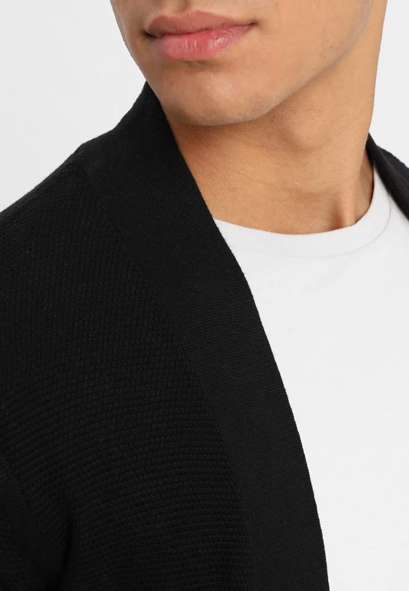 Pier One Uomo Cardigan - Black 7 Pier One Uomo Cardigan - Black - immagine 5