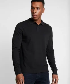 Pier One Uomo 2 PACK - Polo - Mottled Grey/black