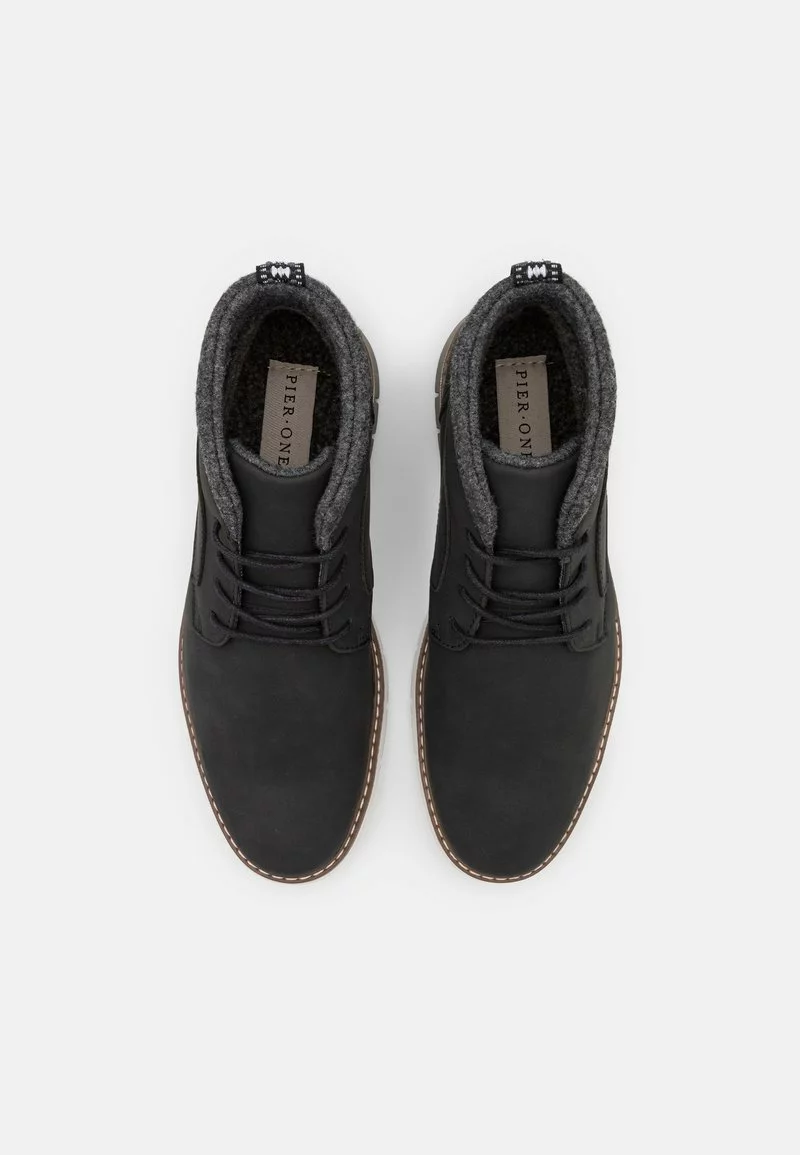 Pier One Uomo Stringate Sportive - Black 6 Pier One Uomo Stringate Sportive - Black - immagine 4