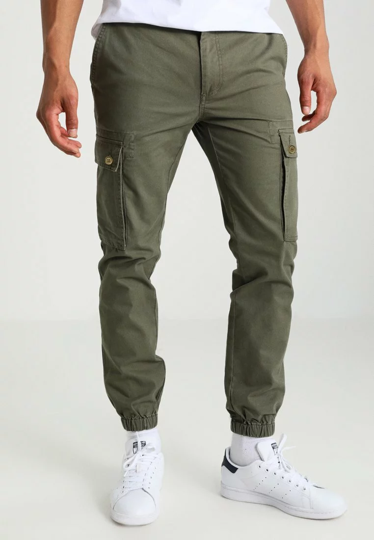 Pier One Uomo Pantaloni Cargo - Olive 3 Pier One Uomo Pantaloni Cargo - Olive