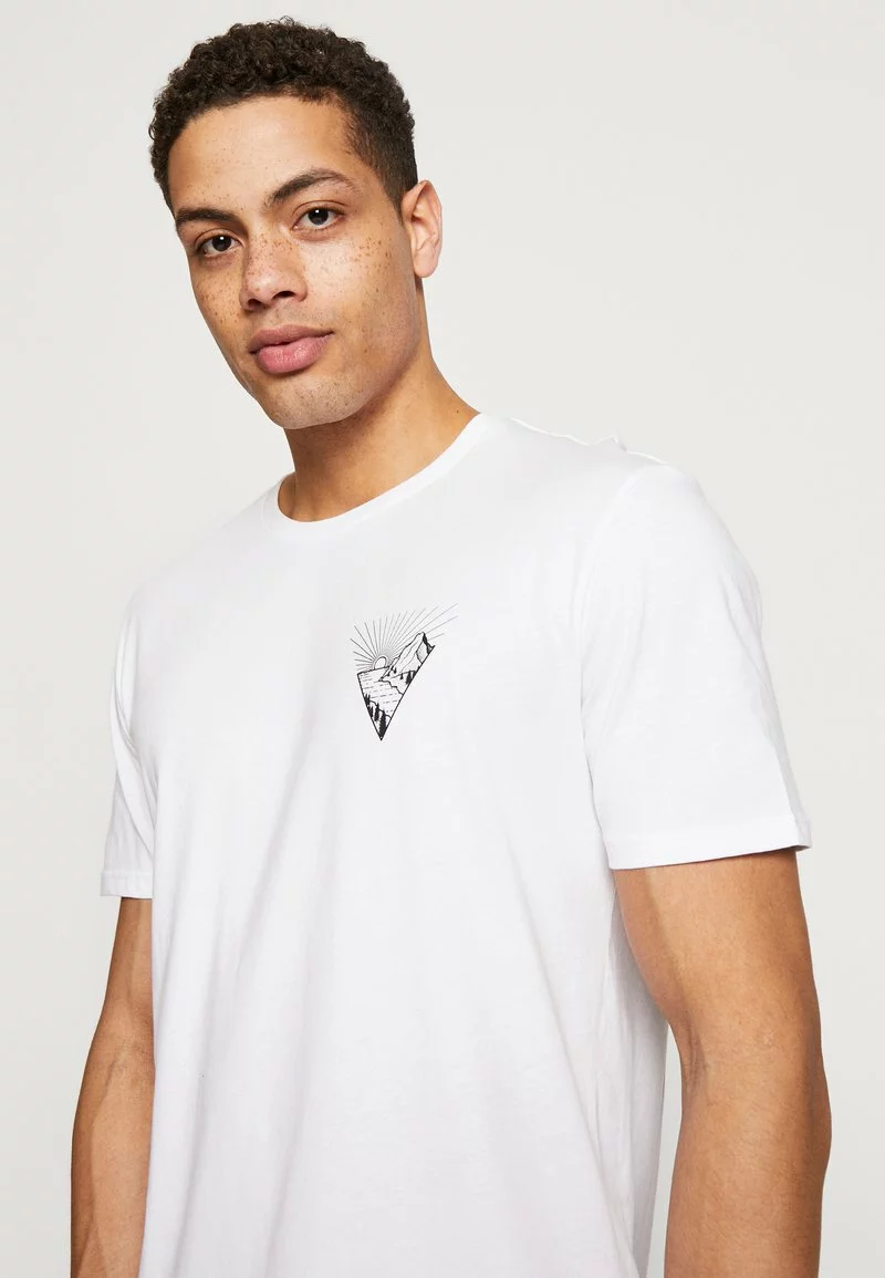 Pier One Uomo T-shirt Con Stampa - White 6 Pier One Uomo T-shirt Con Stampa - White - immagine 4