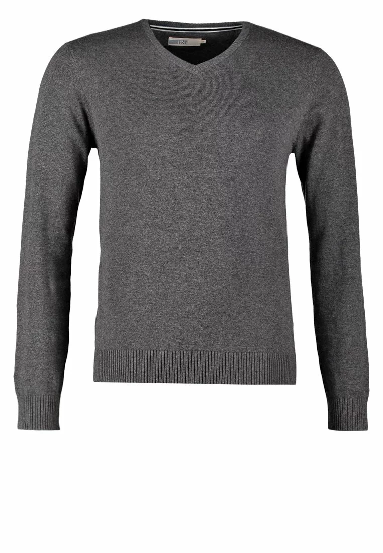 Pier One Uomo Maglione - Dark Grey Melange 7 Pier One Uomo Maglione - Dark Grey Melange - immagine 5