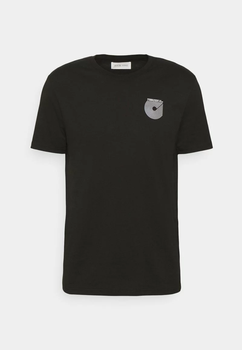 Pier One Uomo T-shirt Con Stampa - Black 7 Pier One Uomo T-shirt Con Stampa - Black - immagine 5