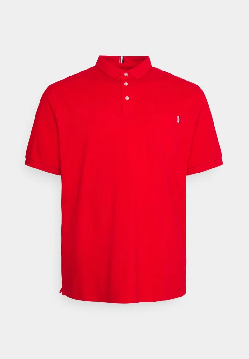 Pier One Uomo TRICLORE TRIM - Polo - Red 3 Pier One Uomo TRICLORE TRIM - Polo - Red