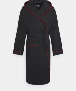 Pier One Uomo Accappatoio - Black/red