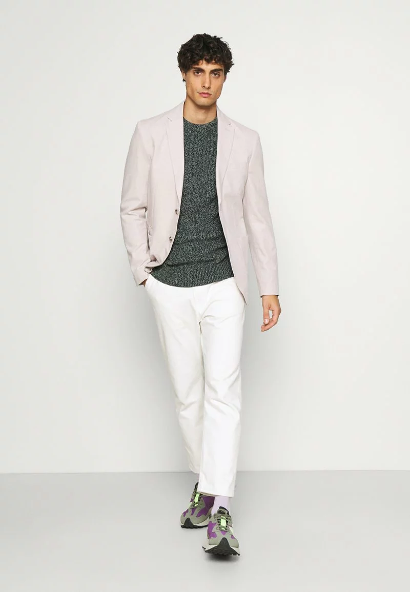 Pier One Uomo MULTICOLOUR HALF CARDIGAN JUMPER - Maglione - Dark Green 4 Pier One Uomo MULTICOLOUR HALF CARDIGAN JUMPER - Maglione - Dark Green - immagine 2