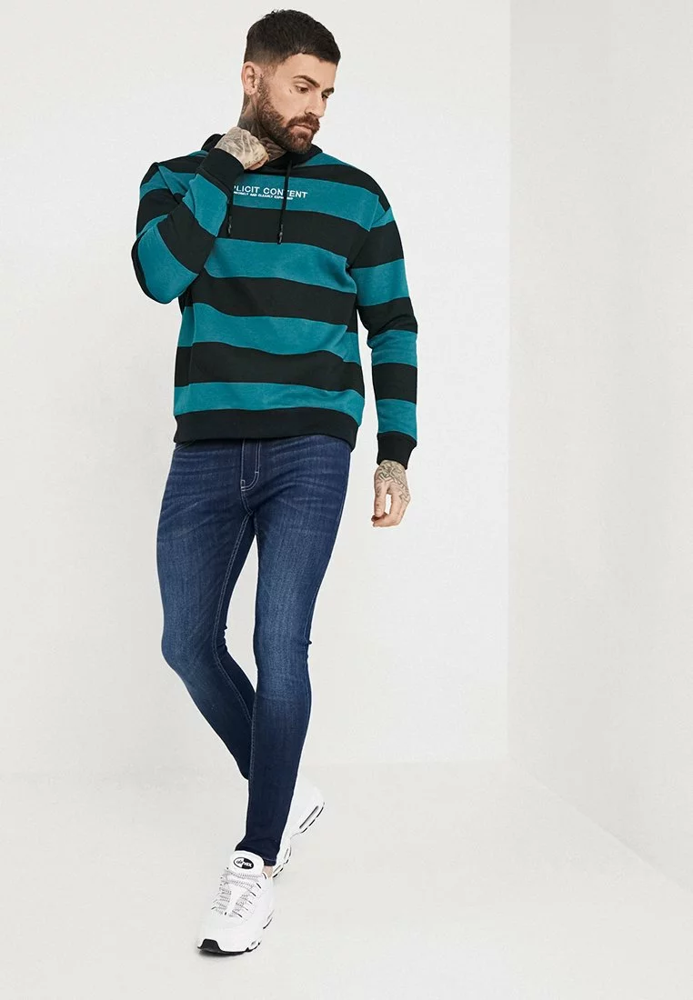 Pier One Uomo Jeans Skinny Fit - Dark-blue Denim 4 Pier One Uomo Jeans Skinny Fit - Dark-blue Denim - immagine 2