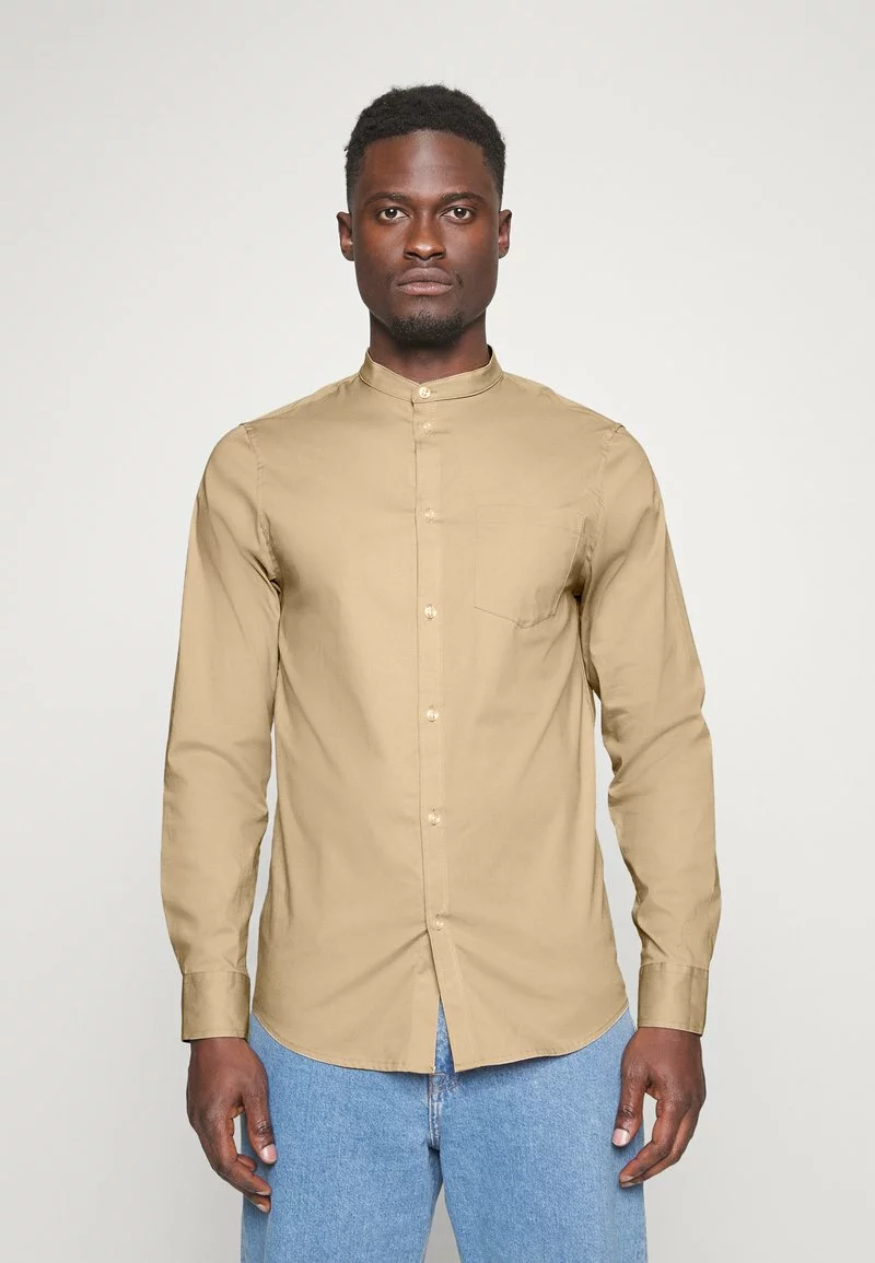 Pier One Uomo Camicia - Camel 3 Pier One Uomo Camicia - Camel
