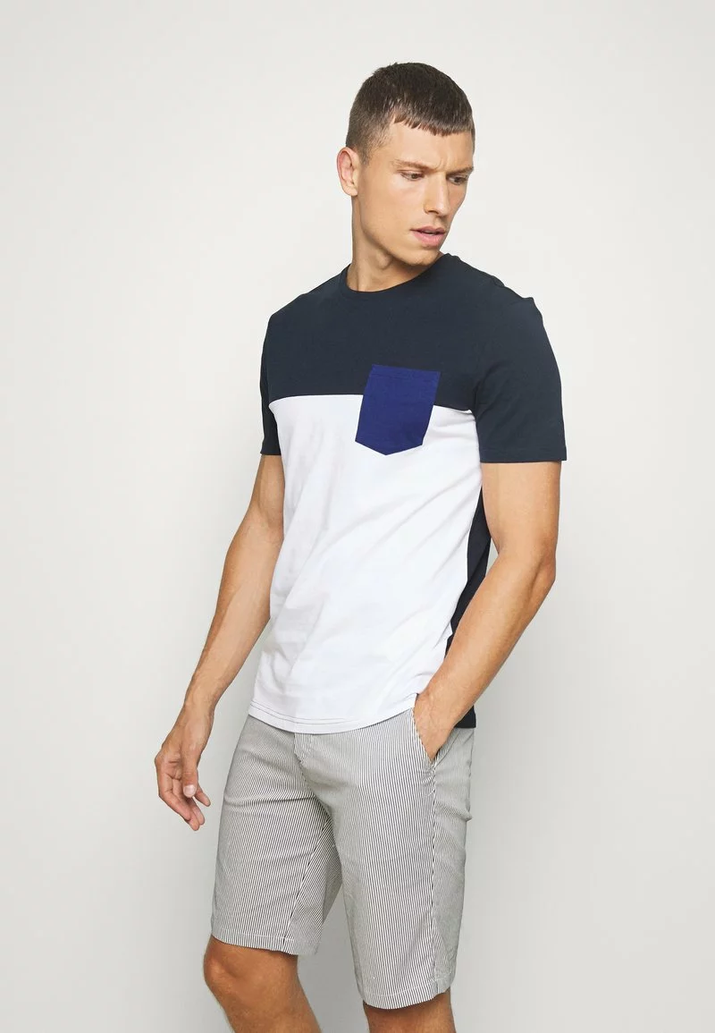 Pier One Uomo T-shirt Con Stampa - Dark Blue 3 Pier One Uomo T-shirt Con Stampa - Dark Blue