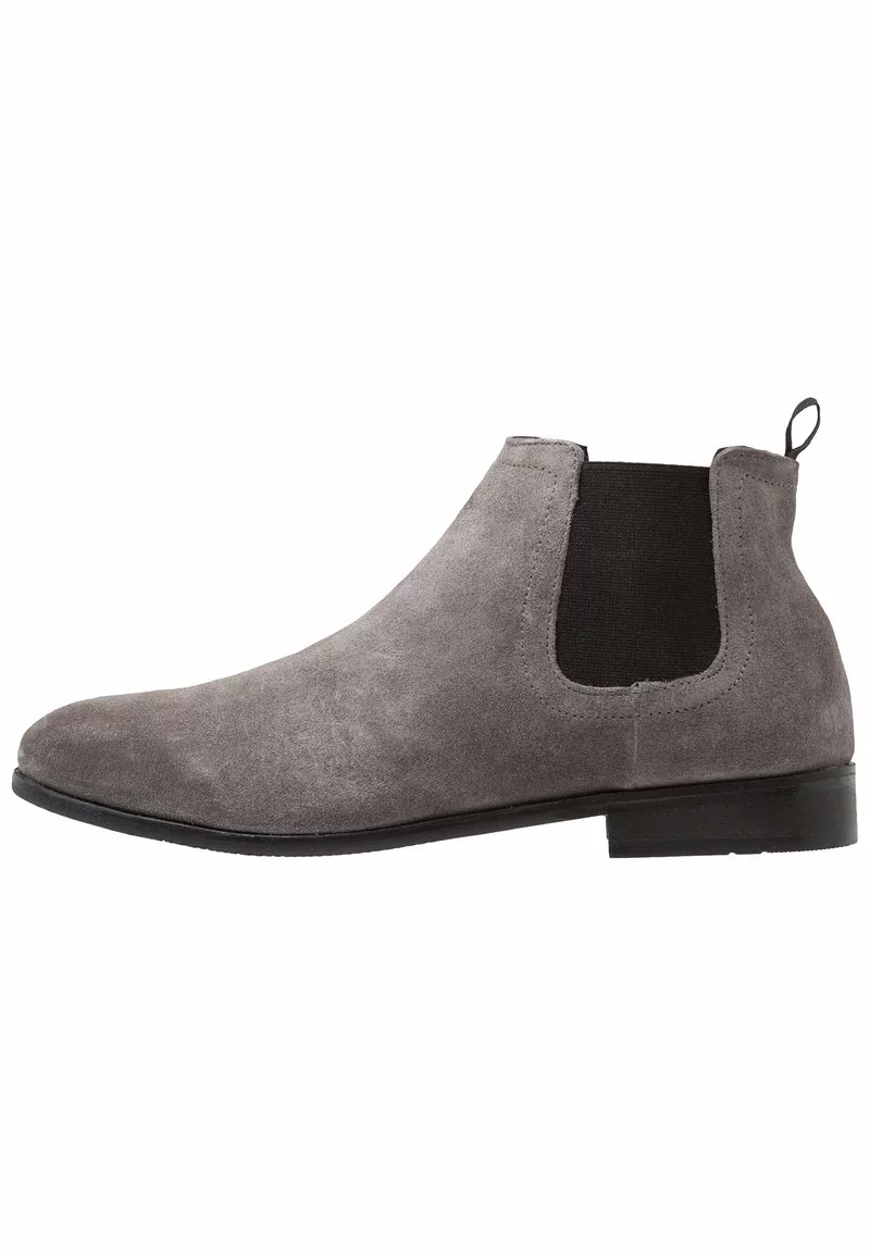 Pier One Uomo LEATHER - Stivaletti - Dark Gray 3 Pier One Uomo LEATHER - Stivaletti - Dark Gray