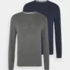 Pier One Uomo 2 PACK - Maglione - Dark Blue/mottled Dark Grey 2 Pier One Uomo 2 PACK - Maglione - Dark Blue/mottled Dark Grey -Offerta Economica Pier One 468e5906df344faab14665818a4f3a0f