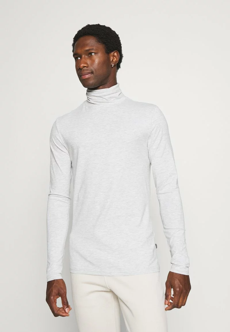 Pier One Uomo 2 PACK - Maglietta A Manica Lunga - Light Grey/black 6 Pier One Uomo 2 PACK - Maglietta A Manica Lunga - Light Grey/black - immagine 4