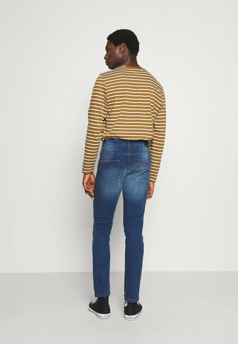 Pier One Uomo Jeans Slim Fit - Blue Denim 5 Pier One Uomo Jeans Slim Fit - Blue Denim - immagine 3