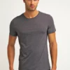 Pier One Uomo 2 PACK - T-shirt Basic - Dark Grey Melange -Offerta Economica Pier One 4a6ea9751c4a483c945257496fc59fae