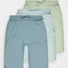 Pier One Uomo 3 PACK - Pantaloni Del Pigiama - Blue/light Blue/light Green
