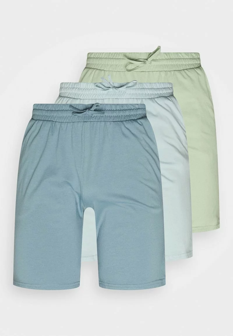 Pier One Uomo 3 PACK - Pantaloni Del Pigiama - Blue/light Blue/light Green 3 Pier One Uomo 3 PACK - Pantaloni Del Pigiama - Blue/light Blue/light Green