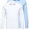Pier One Uomo 2 PACK - Camicia Elegante - White/light Blue 14 Pier One Uomo 2 PACK - Camicia Elegante - White/light Blue -Offerta Economica Pier One 4b52fa03446946f6b2cc1994aeb765da