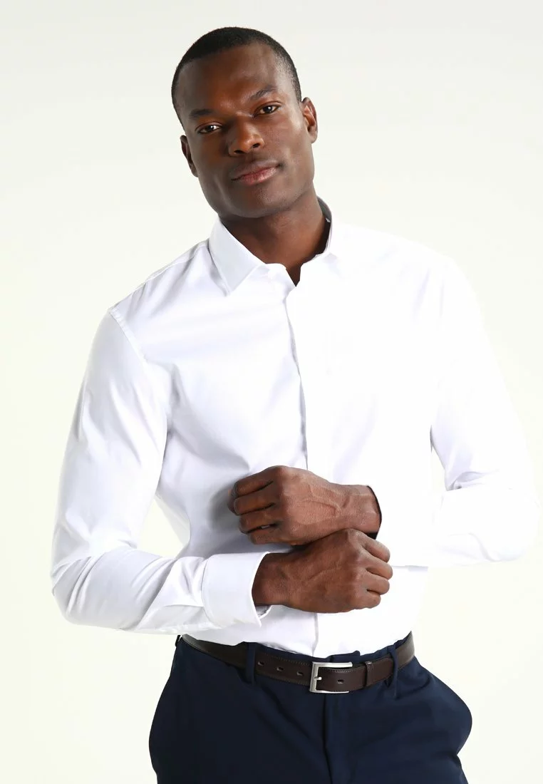 Pier One Uomo Camicia Elegante - White 3 Pier One Uomo Camicia Elegante - White
