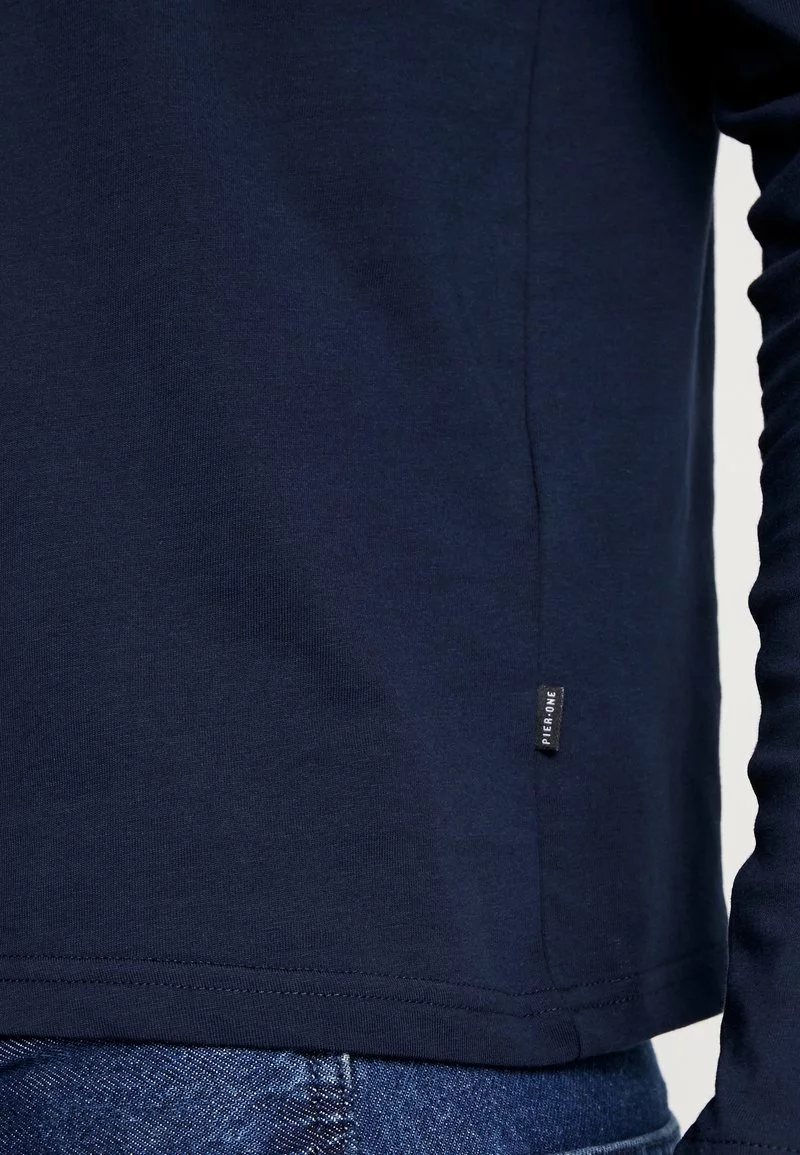 Pier One Uomo Maglietta A Manica Lunga - Dark Blue 7 Pier One Uomo Maglietta A Manica Lunga - Dark Blue - immagine 5