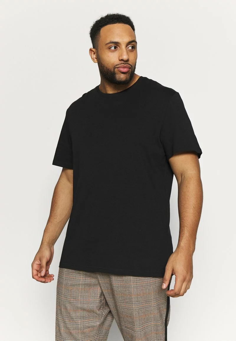 Pier One Uomo 2 PACK - T-shirt Basic - Black 4 Pier One Uomo 2 PACK - T-shirt Basic - Black - immagine 2
