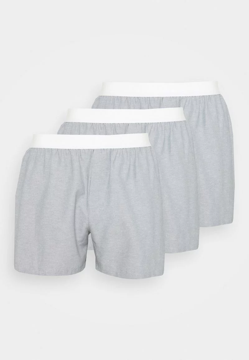 Pier One Uomo 3 PACK - Boxer - Dark Grey 5 Pier One Uomo 3 PACK - Boxer - Dark Grey - immagine 3