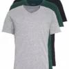 Pier One Uomo 3 PACK - T-shirt Basic - Black, Grey, Green 2 Pier One Uomo 3 PACK - T-shirt Basic - Black, Grey, Green -Offerta Economica Pier One 52134d96565747c2b7ae7569c6f97bb0