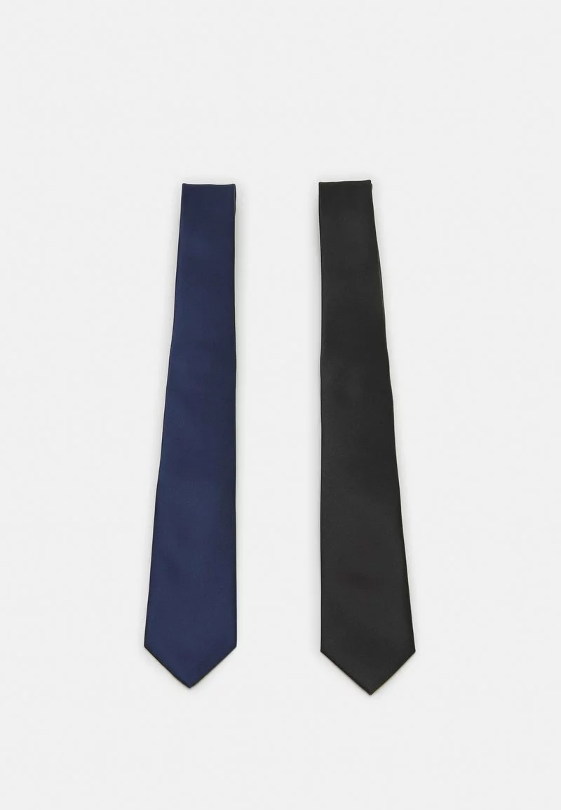 Pier One Uomo 2 PACK - Cravatta - Black/blue 3 Pier One Uomo 2 PACK - Cravatta - Black/blue