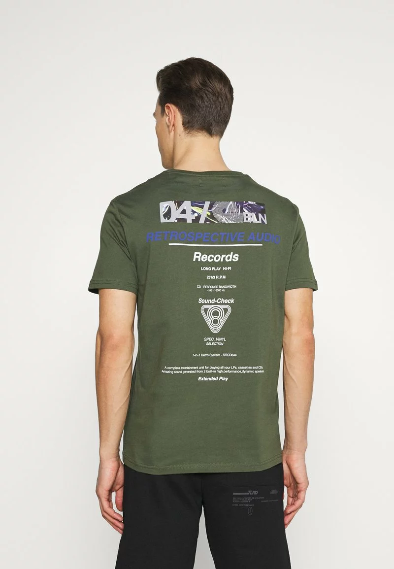 Pier One Uomo T-shirt Con Stampa - Green 3 Pier One Uomo T-shirt Con Stampa - Green