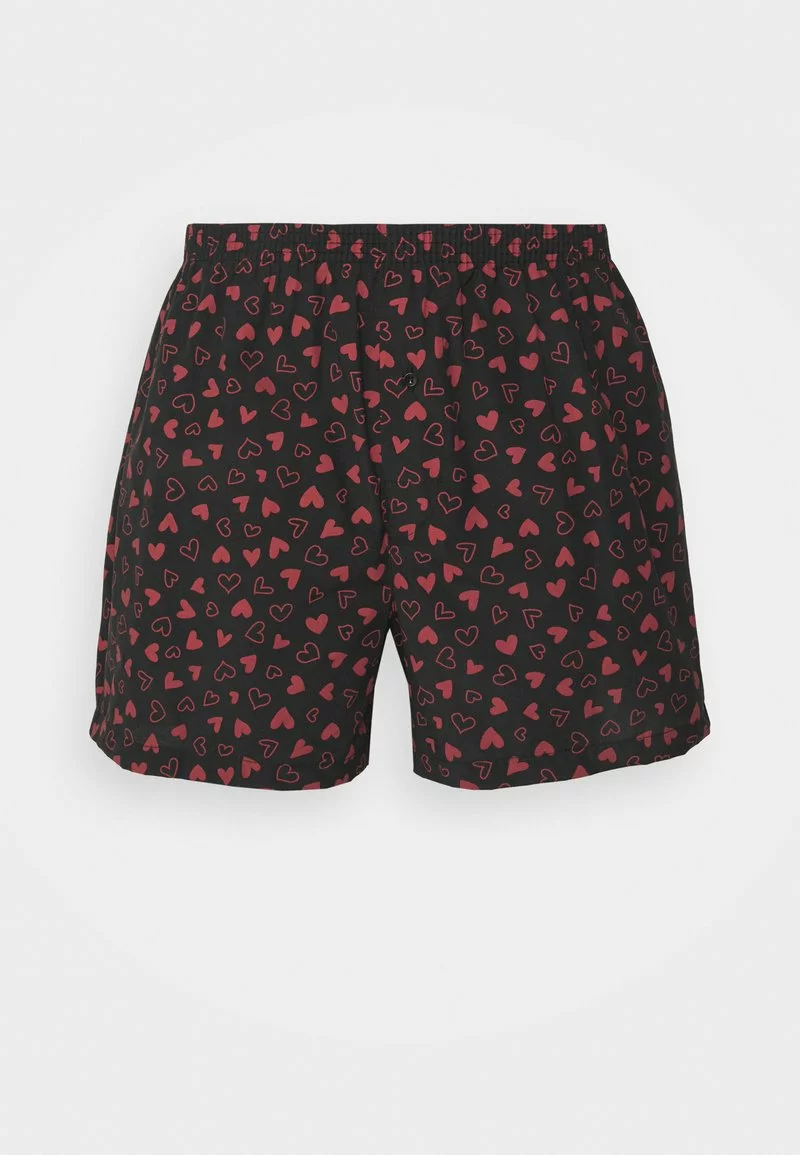 Pier One Uomo 2 PACK VALENTINES BOXER - Boxer - Black/red 4 Pier One Uomo 2 PACK VALENTINES BOXER - Boxer - Black/red - immagine 2