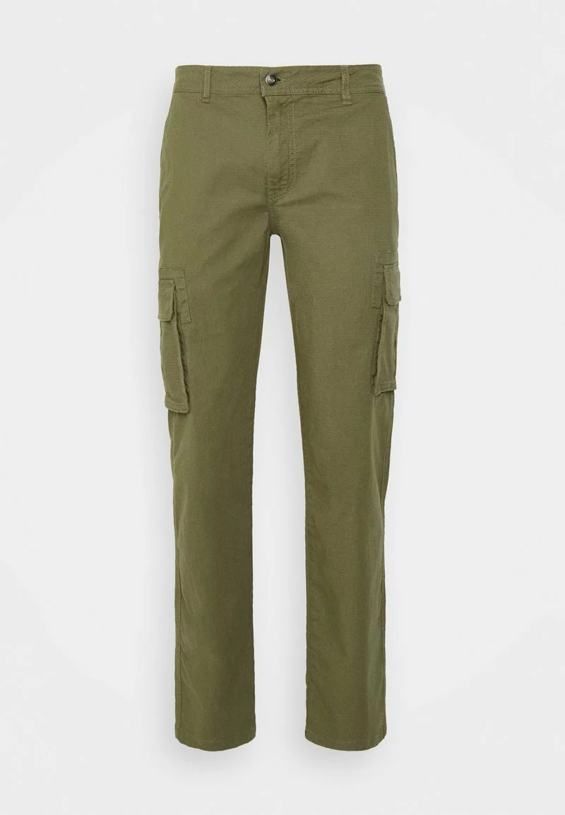 Pier One Uomo Pantaloni Cargo - Olive 8 Pier One Uomo Pantaloni Cargo - Olive - immagine 6
