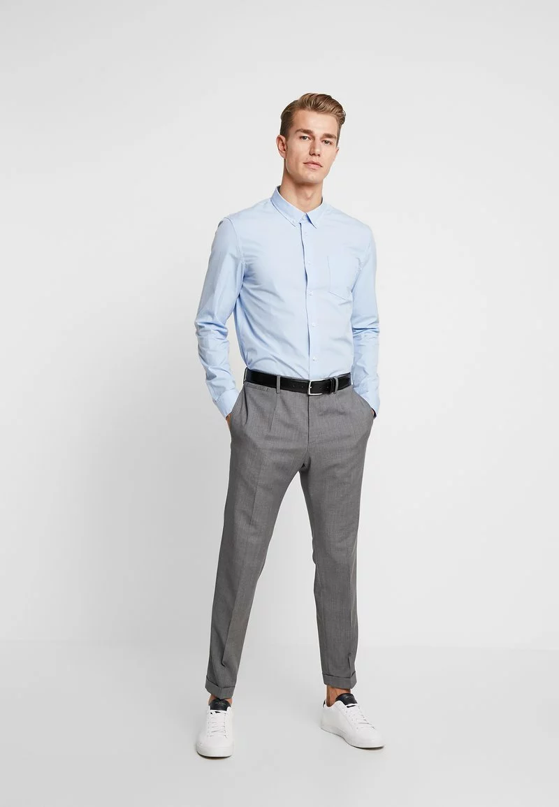 Pier One Uomo 2 PACK - Camicia Elegante - White/light Blue 3 Pier One Uomo 2 PACK - Camicia Elegante - White/light Blue