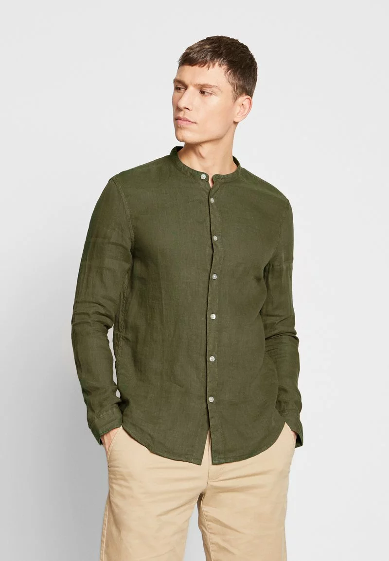 Pier One Uomo Camicia - Olive 3 Pier One Uomo Camicia - Olive