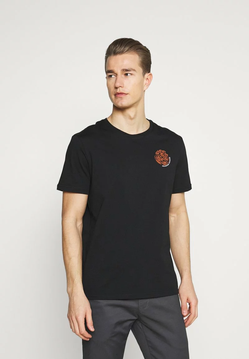 Pier One Uomo T-shirt Con Stampa - Black 5 Pier One Uomo T-shirt Con Stampa - Black - immagine 3