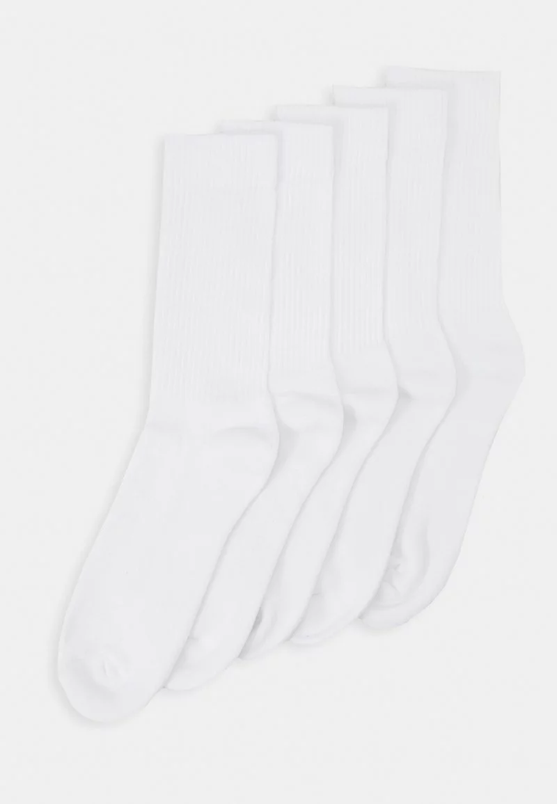Pier One Uomo 5 PACK - Calze - White 3 Pier One Uomo 5 PACK - Calze - White