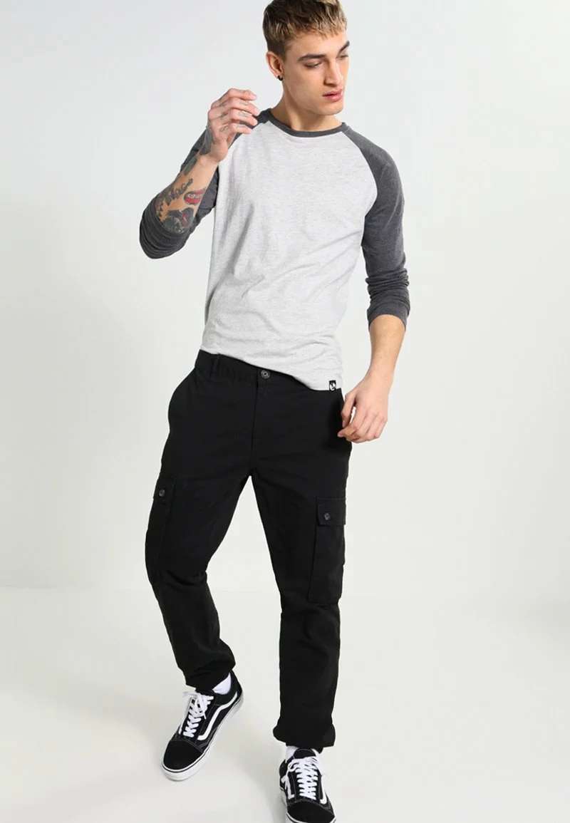 Pier One Uomo Pantaloni Cargo - Black 4 Pier One Uomo Pantaloni Cargo - Black - immagine 2