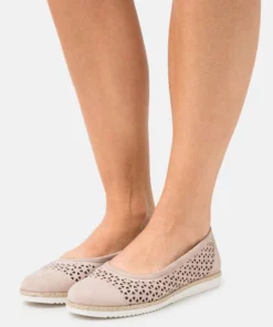 Pier One Donna LEATHER - Ballerine - Beige