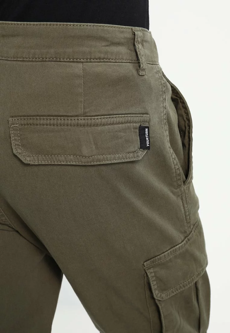 Pier One Uomo Pantaloni Cargo - Khaki 8 Pier One Uomo Pantaloni Cargo - Khaki - immagine 6