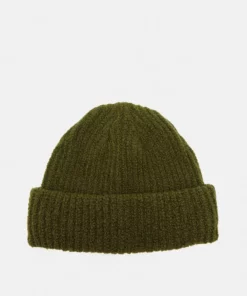 Pier One SHORT MICRO BEANIE UNISEX - Berretto - Green