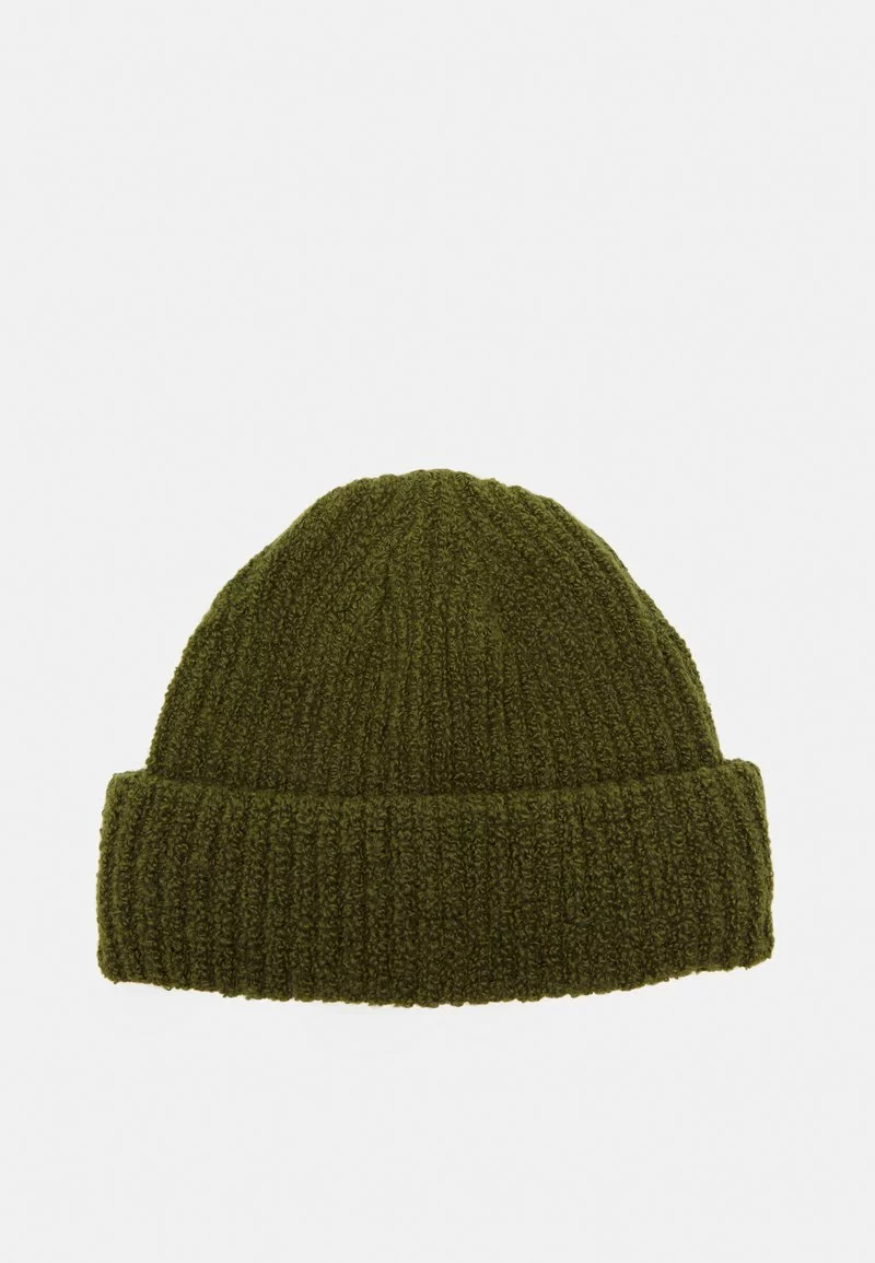 Pier One SHORT MICRO BEANIE UNISEX - Berretto - Green 3 Pier One SHORT MICRO BEANIE UNISEX - Berretto - Green
