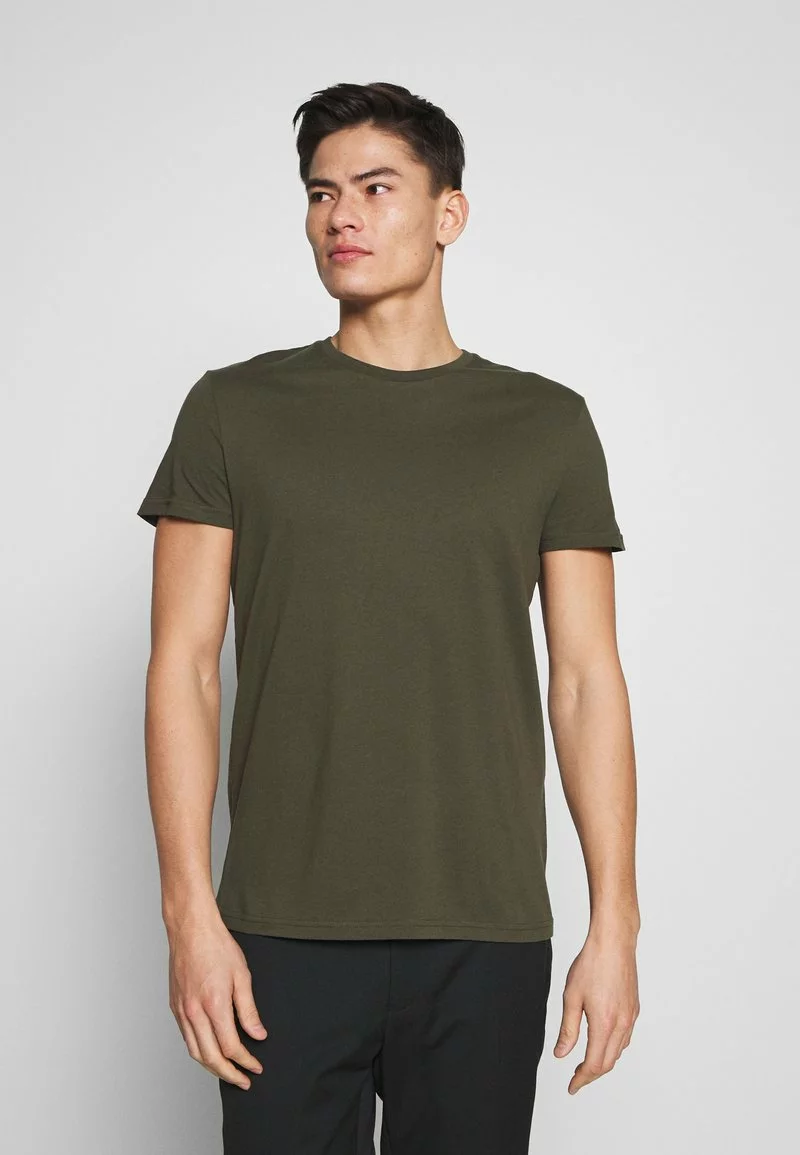 Pier One Uomo 5 PACK - T-shirt Basic - Olive/ White/ Navy /yellow /black 6 Pier One Uomo 5 PACK - T-shirt Basic - Olive/ White/ Navy /yellow /black - immagine 4
