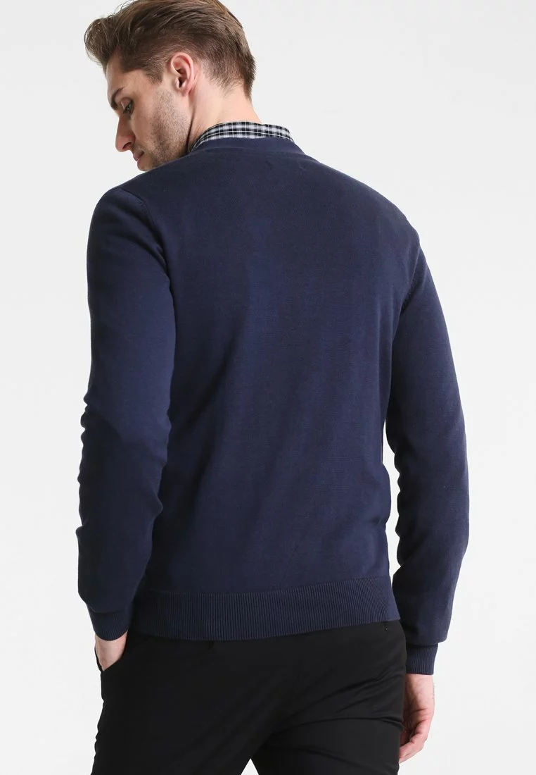 Pier One Uomo Cardigan - Dark Blue 5 Pier One Uomo Cardigan - Dark Blue - immagine 3