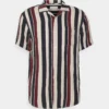Pier One Uomo Camicia - Red/dark Blue