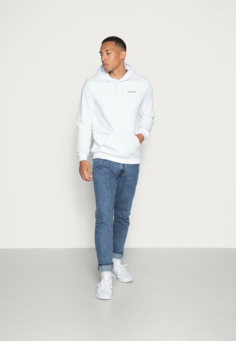 Pier One UNISEX - Felpa Con Cappuccio - White 4 Pier One UNISEX - Felpa Con Cappuccio - White - immagine 2