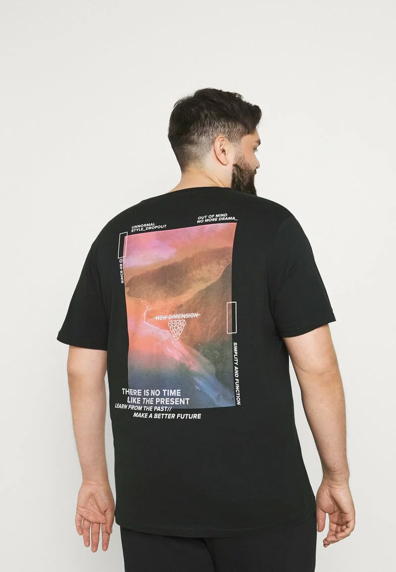 Pier One Uomo T-shirt Con Stampa - Black 5 Pier One Uomo T-shirt Con Stampa - Black - immagine 3