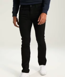 Pier One Uomo Jeans A Sigaretta - Black Denim